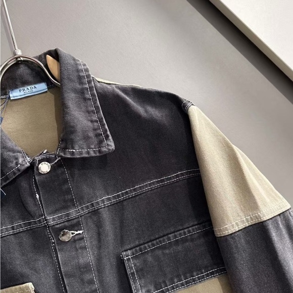 Prada jacquard denim jacket - Picture 3 of 8